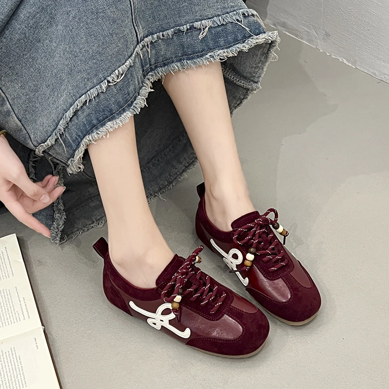 Women's Retro Trainer Shoes - Casual, Height-Increasing, Autumn Style, Flat Sole, Soft & Versatile