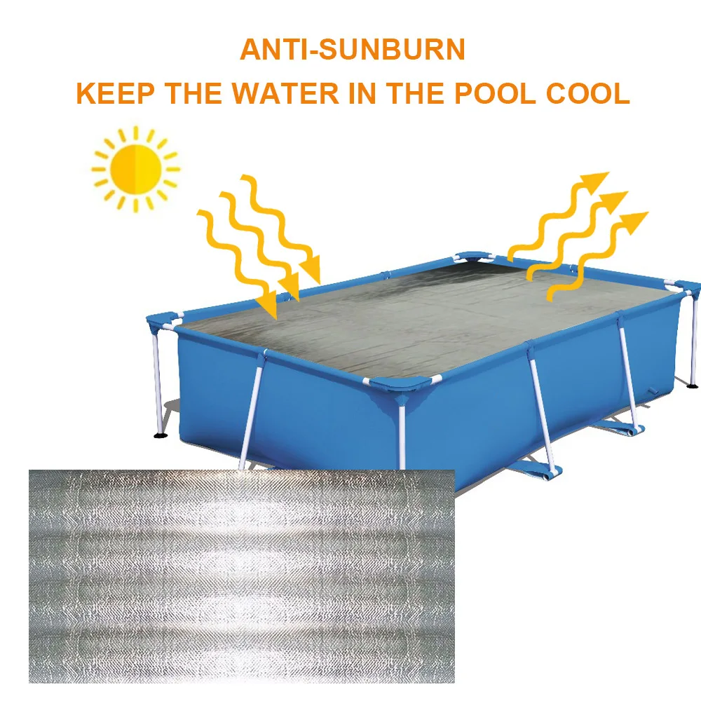 

Pool Cover Tarpaulin Solar Swimming Pool Protection Cover Heat Insulation Film For Indoor Outdoor Pool Accessories