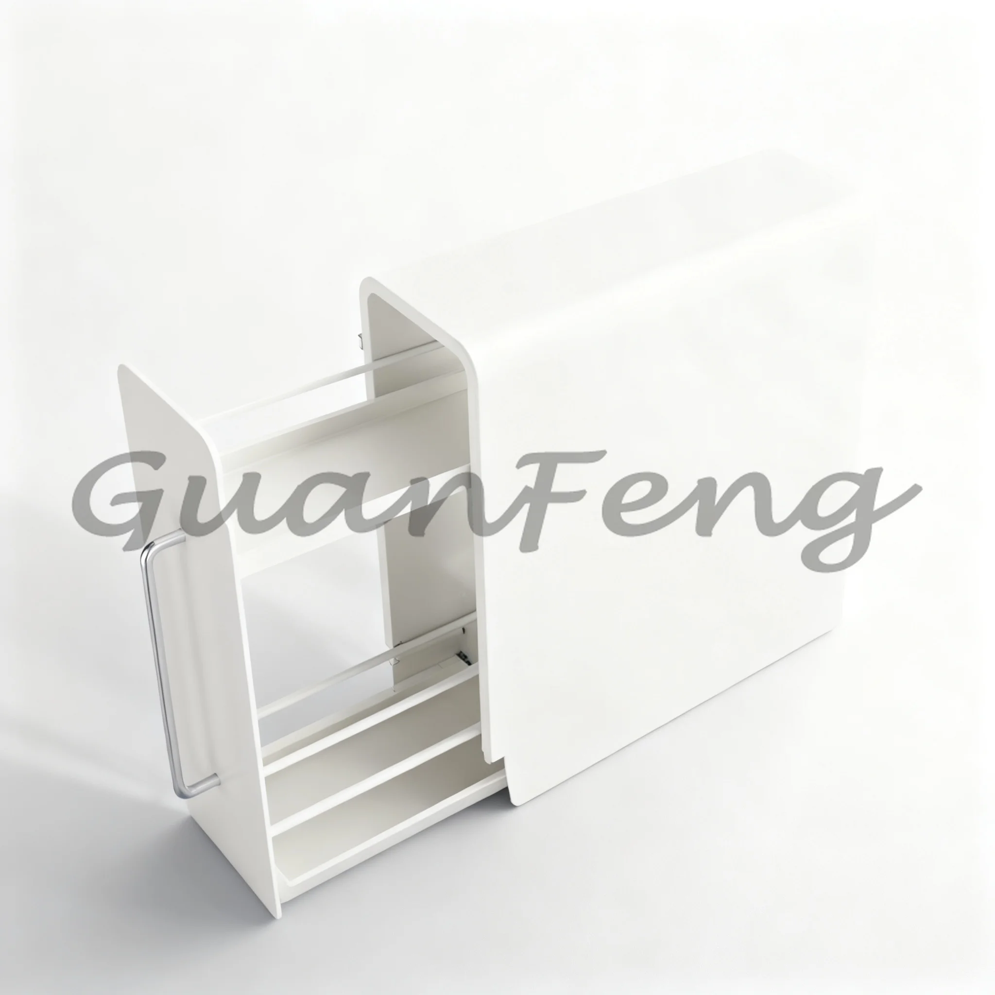 Space Saving Slim Spice Organizer, Narrow Countertop Storage Rack for Kitchen Seasoning Bottles Salt Containers