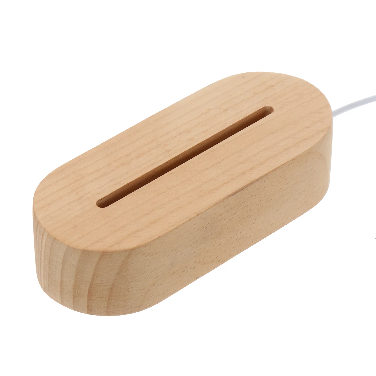 

Led Light Base For Crystal Ball Wooden Night Light Stand, Square Lighting Decor For Bedroom Office Home, Crystal Ball