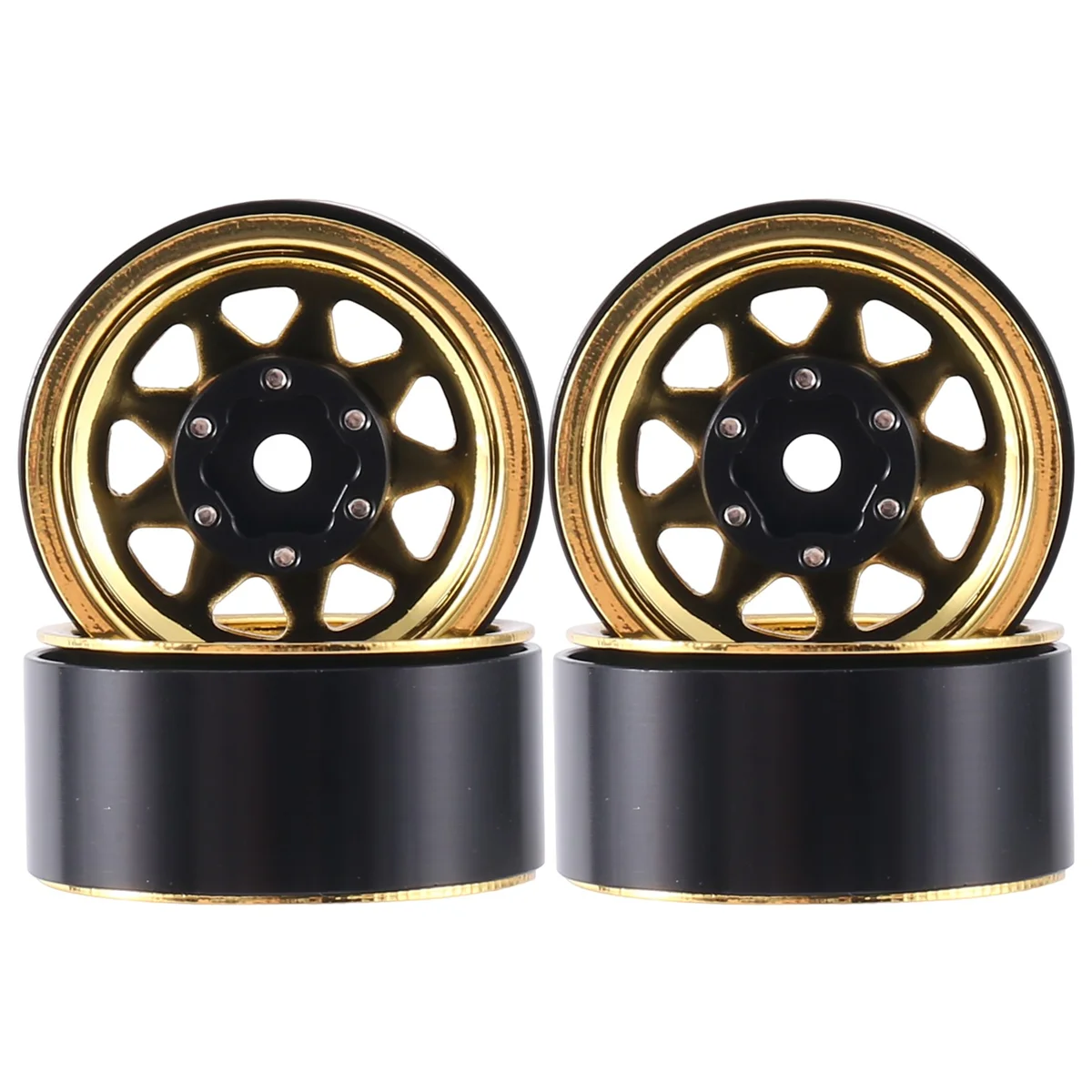 

1 IN Beadlock Wheel Rim Negative Offset 3.78mm Hub for 1/18 1/24 RC Crawler Car Axial SCX24 AX24 TRX4M FCX24,1