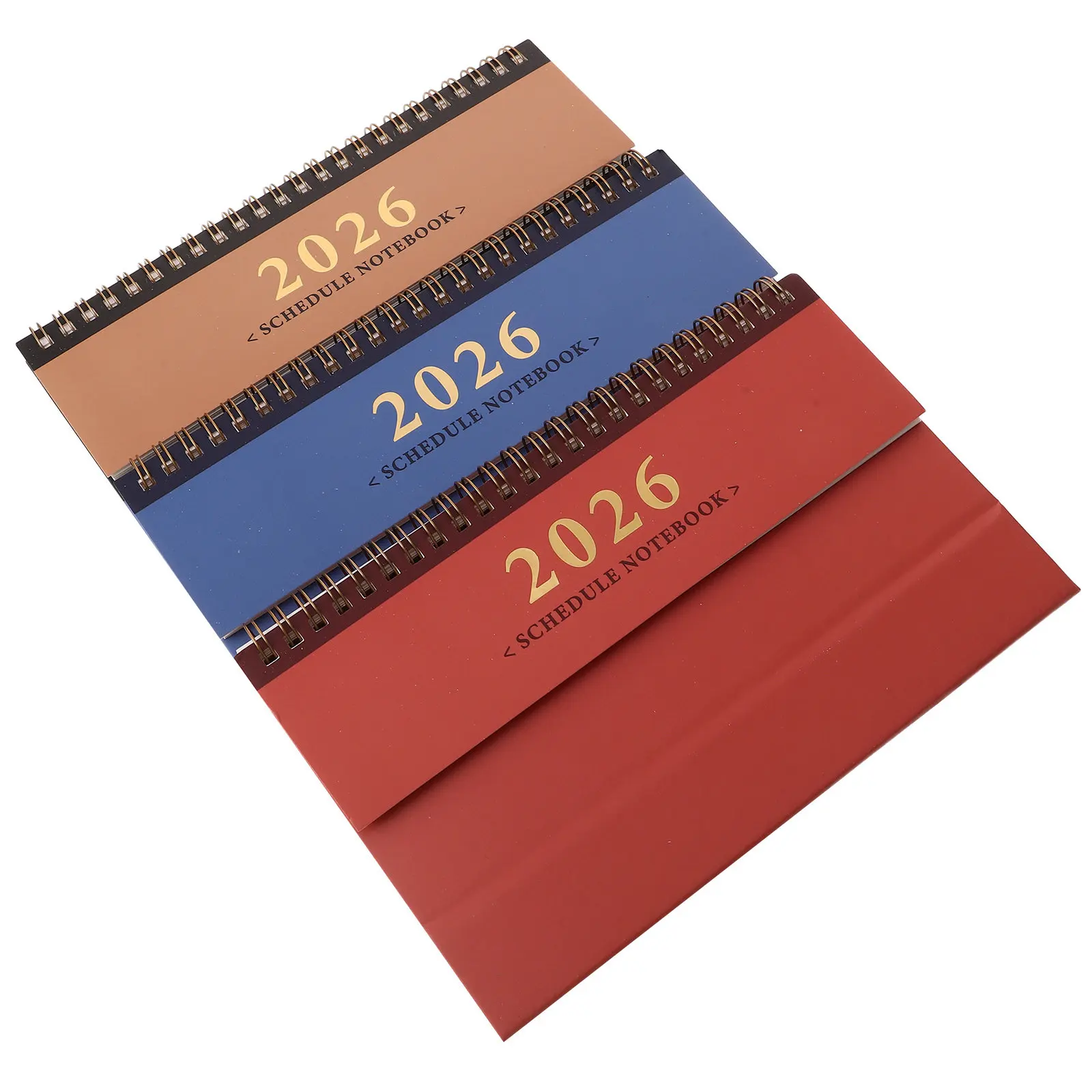 

3pcs Mini 2026 Compact Desktop Planner For Office Home Organization Portable Tabletop Calendar Small Standing Desk Block