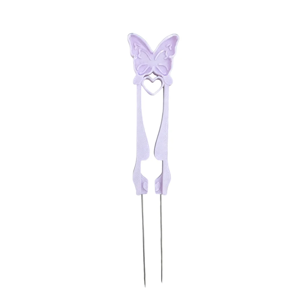 Single/Double Needle Fuse Bead Pen Long Smooth-Tip Butterfly Perler Bead Tweezer Handheld High-Quality DIY Collage Bead Clip