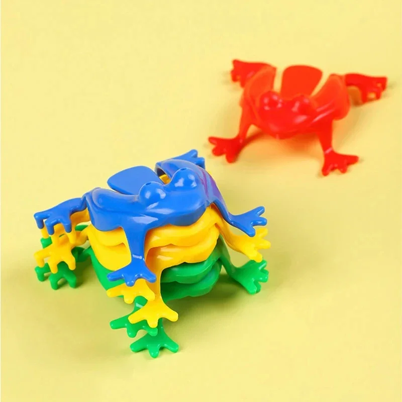 Jumping Frog Toy Parent-child Bounce Frogs Anxiety Toy for Assorted Stress Relief Toys Birthday Party Gift