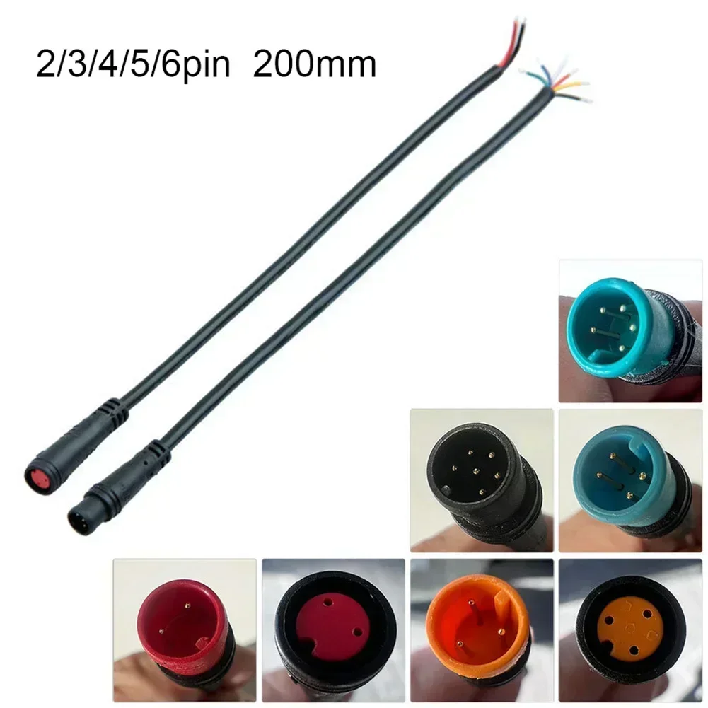 Ebike Display Connector 2/3/4/5/6 Pin Cable For Bafang Female/male Waterproof Connector Signal Line Electric Bicycle Parts