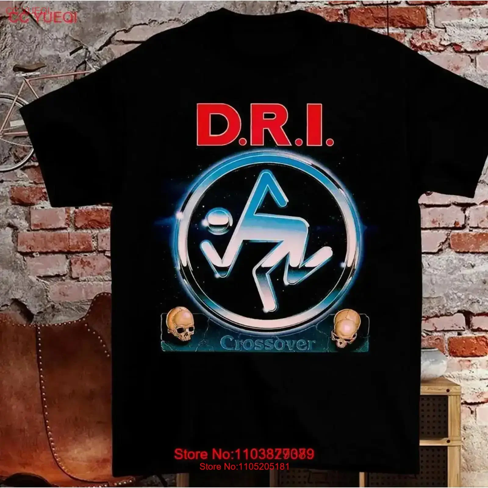 Dirty Rotten Imbeciles D R I Crossover Black All Size T Shirt vintage Washed Versatile Comfortable designer clothes streetwear