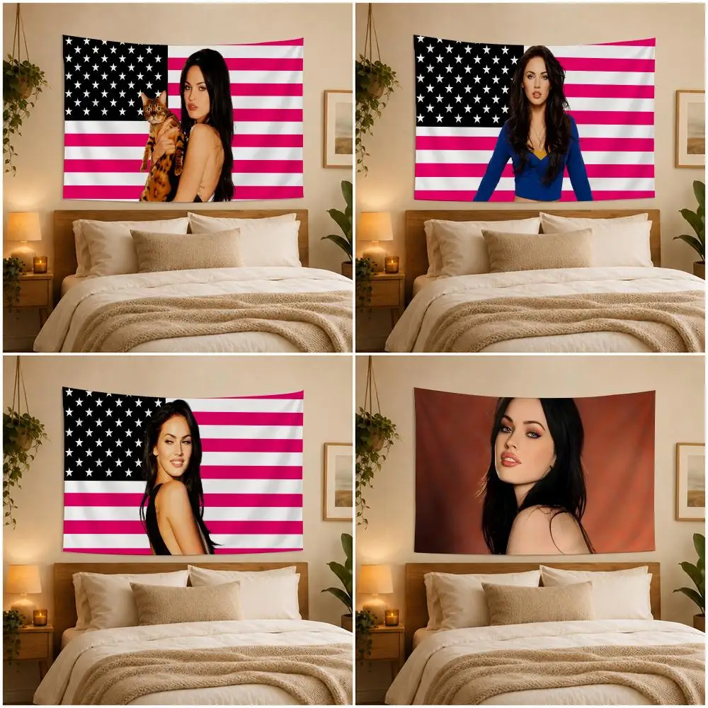 Megan Fox Tapestry Wall Hanging Bohemian Wall Tapestries Mandala Home Decor For Living Room Bedroom Dorm