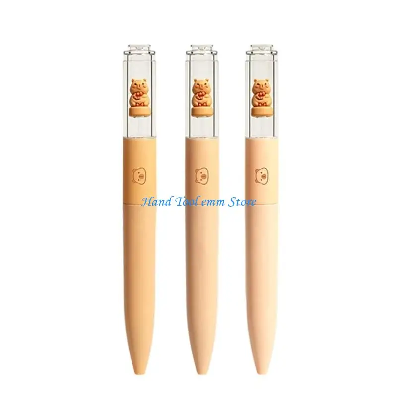 H37F Pen Roller Ball Pen Fine Point Pen Office 0.5mm Fine Tip Pen Gel Liquid Pen Rolling Ball Point Writing Pen