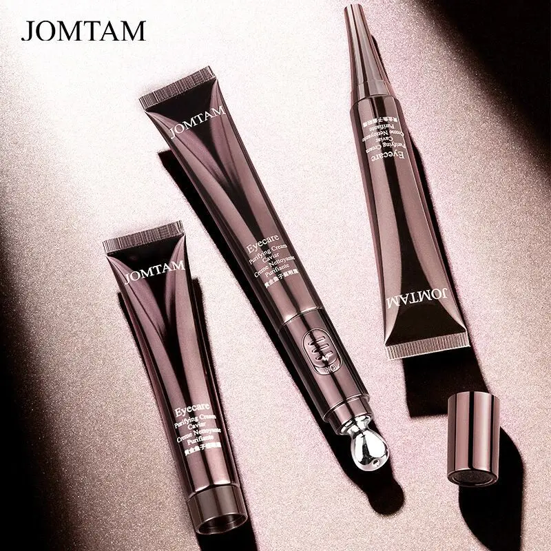 كريم العين للتدليك بالاهتزاز الكهربائي من الكافيار الذهبي، مرطب ومضاد للأكسدة، يحسن الخطوط الدقيقة وأكياس العين والهالات السوداء