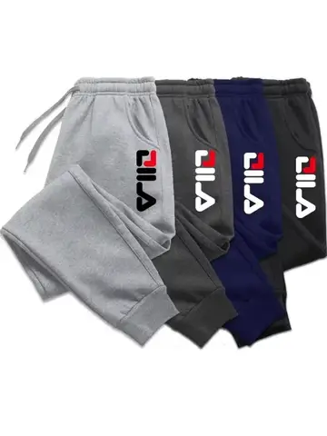 Autumn Winter Men's Joggers Drawstring Casual Pants Fleece Sweatpants Workout Running Gym Fitness Sports Trousers WK007