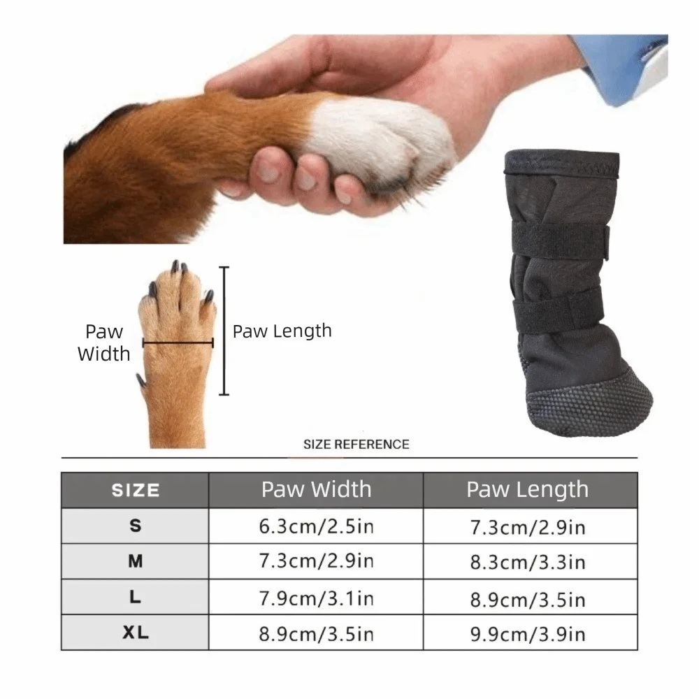 Waterproof Dog Paws Protective Cover Breathable Adjustable Wound Recovery Boot Anti-licking Dog Shoes for Cats and Dogs view 6