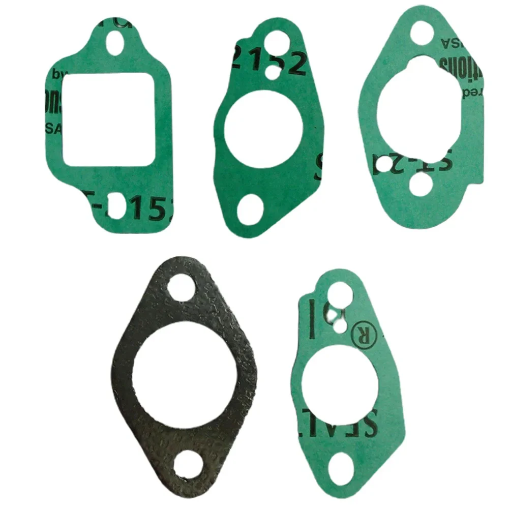 5pcs Garden Gasket CARBURETTOR GASKET SET FOR HONDA IZY HRG465 GCV135 GCV160 GC135 GC160 465 GCV Lawn Mower Parts