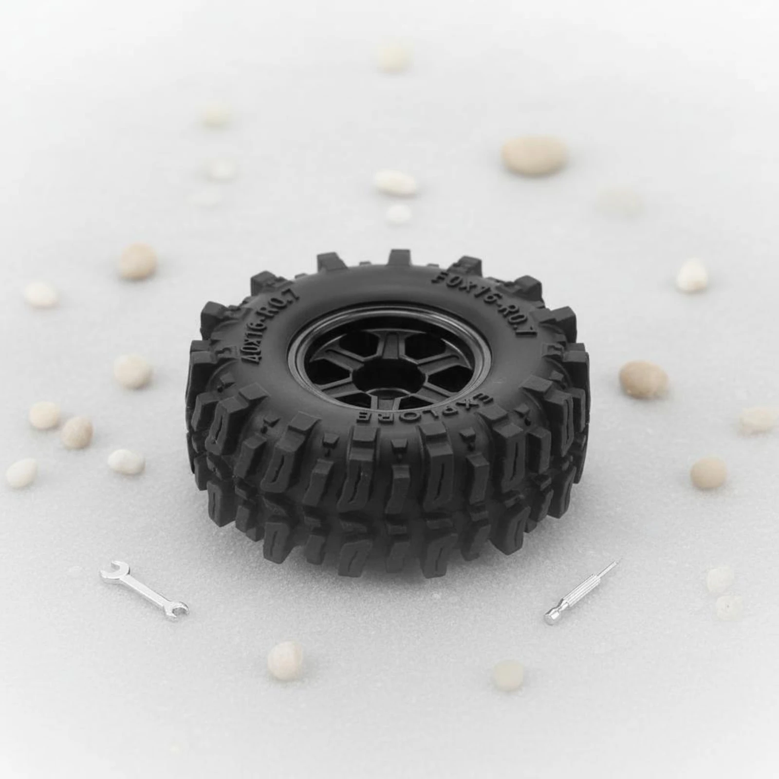 4 قطع عجلات وإطارات RC مقاس 1/ - مراجعة Rc Hobby Direct وسعره