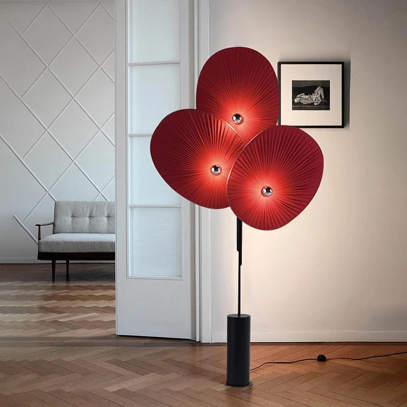 Nordic Minimalistische Wabi Sabi Stof Vloerlamp Woonkamer Home Decor Bank Hoek Staande Licht Slaapkamer Nachtkastje Ambient Lamp