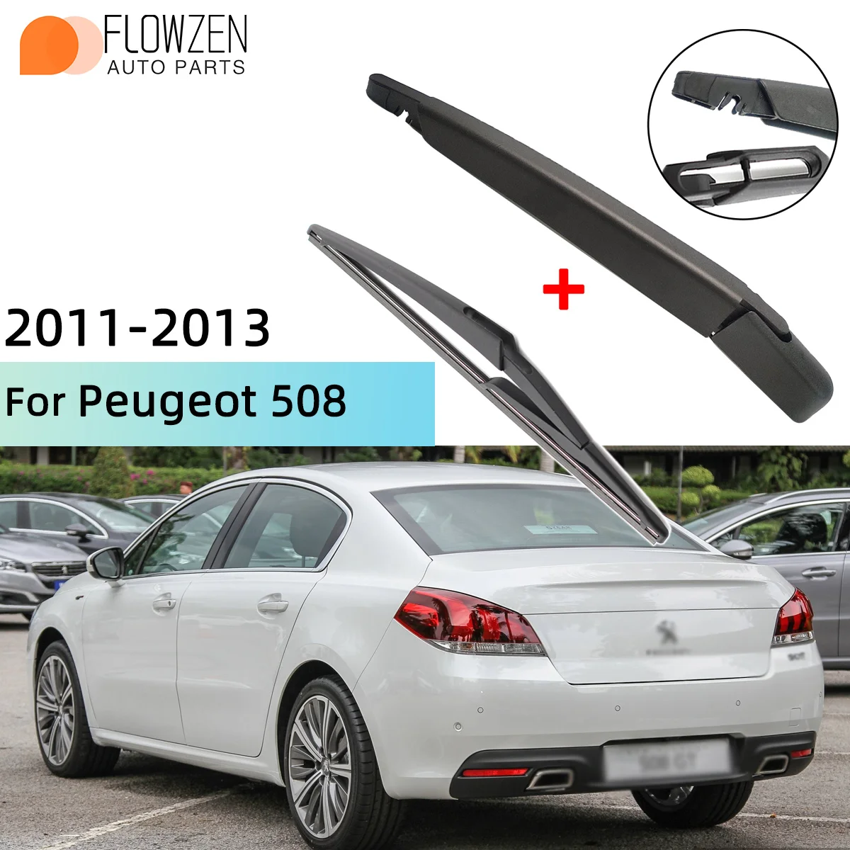 Passt Für Peugeot 508 2011-2013 Hinten Scheibenwischerblatt Wischerarm Windschutzscheibe Scheibenwischer Bürsten Reinigungszubehör