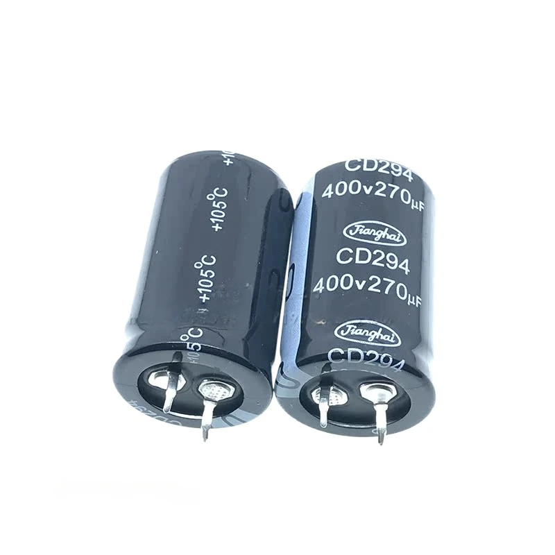 (1 unidade) Novo capacitor eletrolítico Jianghai CD294 400V270UF 25*40mm 270uf400v capacitores