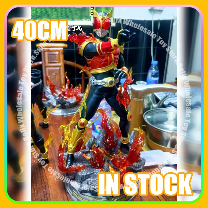 

In Stock 40cm Masked Rider Kuuga Anime Figures Kuuga Figures Mighty Form Pvc Statue Room Decoration Collection Model Toys