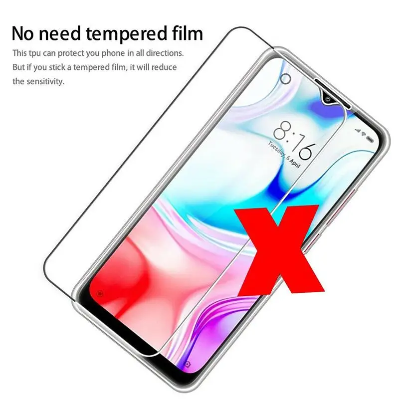 360 Double Protective Case For Xiaomi Redmi 9AT 9C 8A 7A 6A K40 6 Pro Redmi Note 10 Pro 9T 9S 8T 9Pro Full Body Shockproof Cover