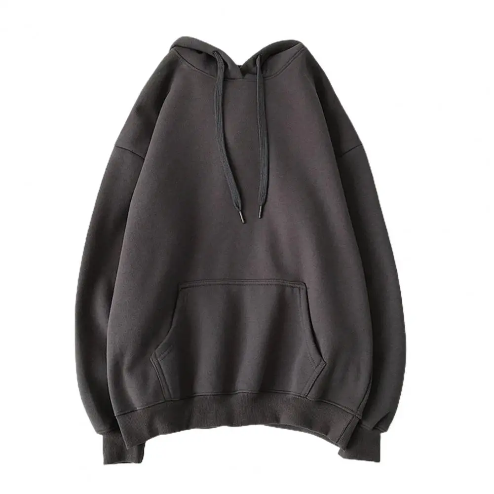 Hooded Sweatshirt Men Women Oversized Hoodie Long Sleeve Pullover Solid Couple Clothes Boys Grils Casual Hoodies Spring Winter