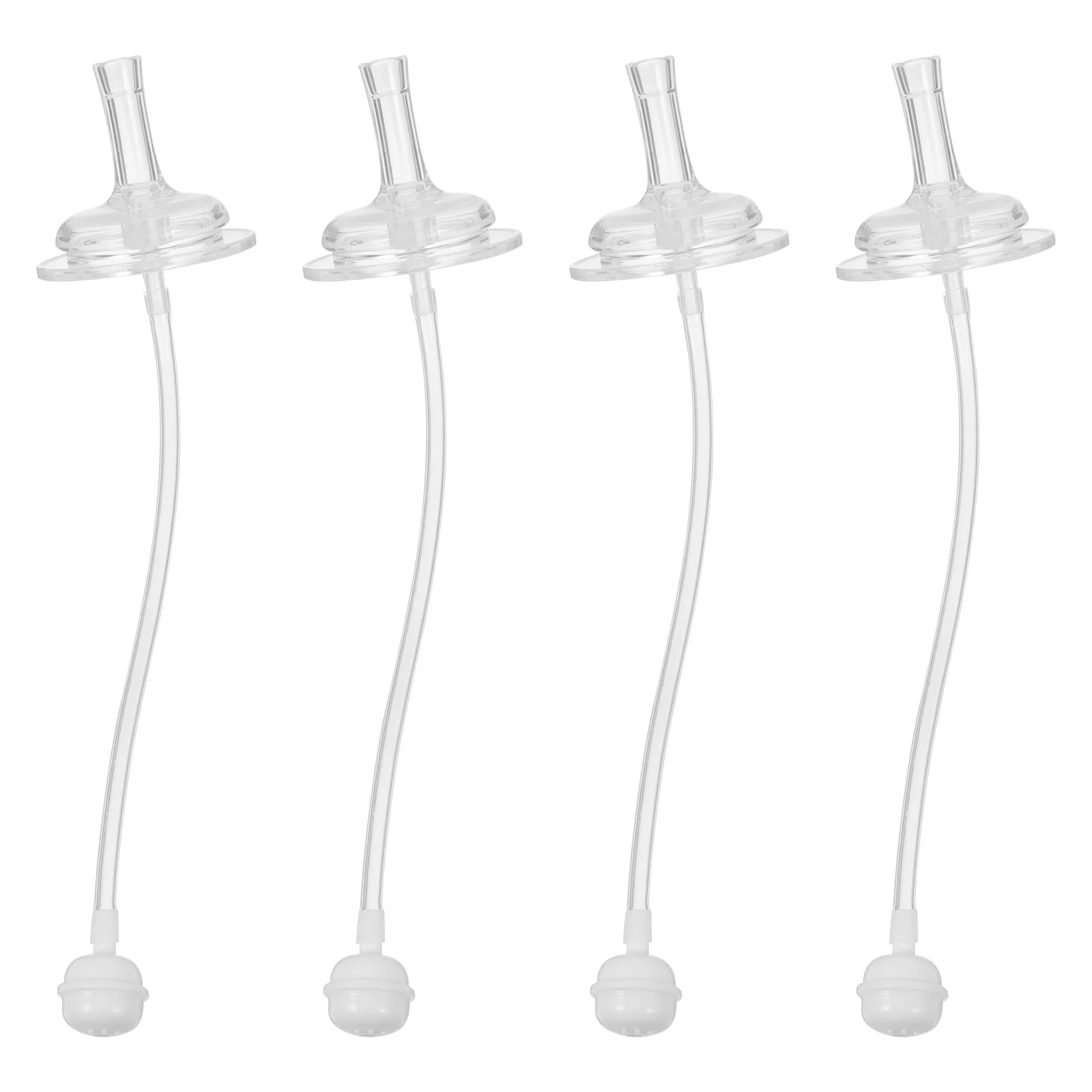 

4 Pcs Water Spout Reusable Straw Drinking Stir Stirring Straws Stirrer Baby Bottles Suckers