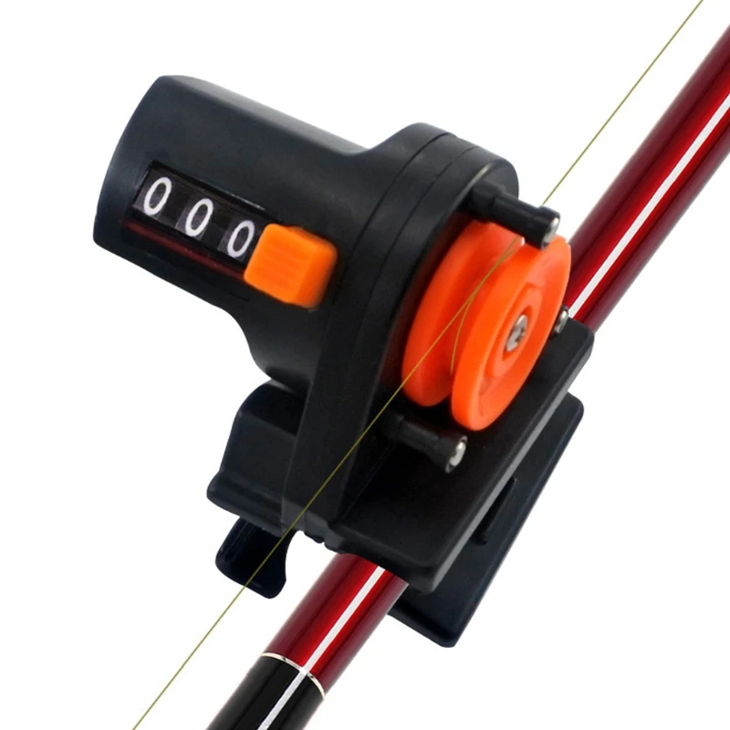 0-999M Counter Meter Recorder High Accuracy Fishing Depth Display Digital Reel Meter ABS Counter Gauge Line Count Tool