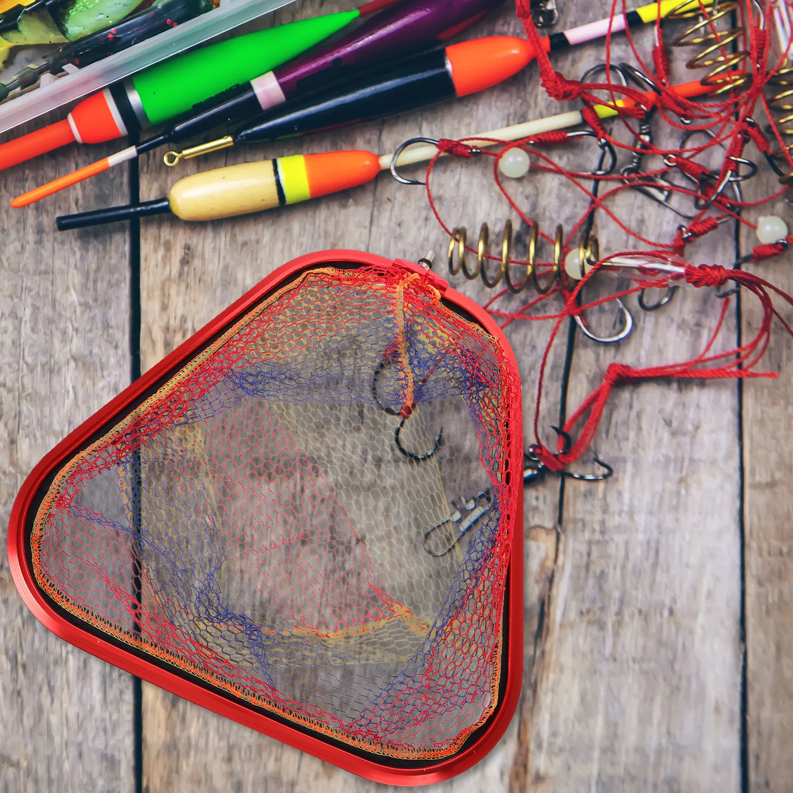 

Aluminum Alloy Round Fishing Landing Inch Heavy Duty Mesh for Kayak Fishpond Beach Saltwater Freshwater Large Catch