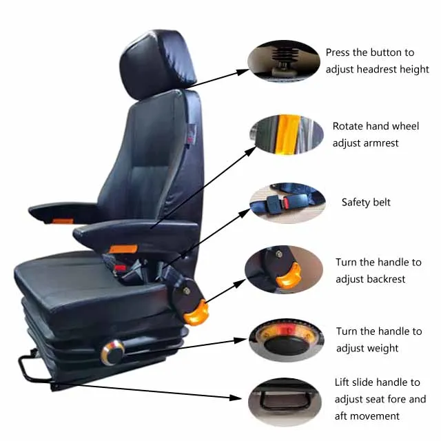 China OEM Mechanical Suspension Shock Absorber Seat