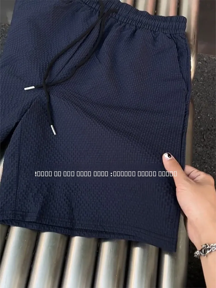 

Мужские летние шорты из быстросохнущей ткани, в американском ретро-стиле, из ледяного шелка, с охлаждающим эффектом, для активного отдыха