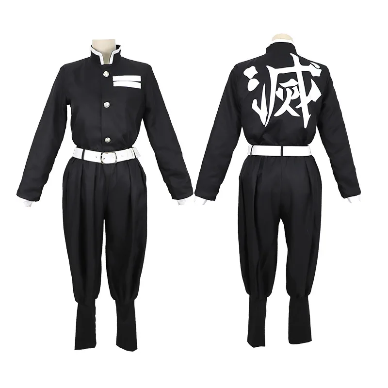 Disfraz de Anime Demon Slayer, peluca Kochou Shinobu, uniforme tipo kimono, Kimetsu No Yaiba Haori, trajes con capa para fiesta para niños y adultos