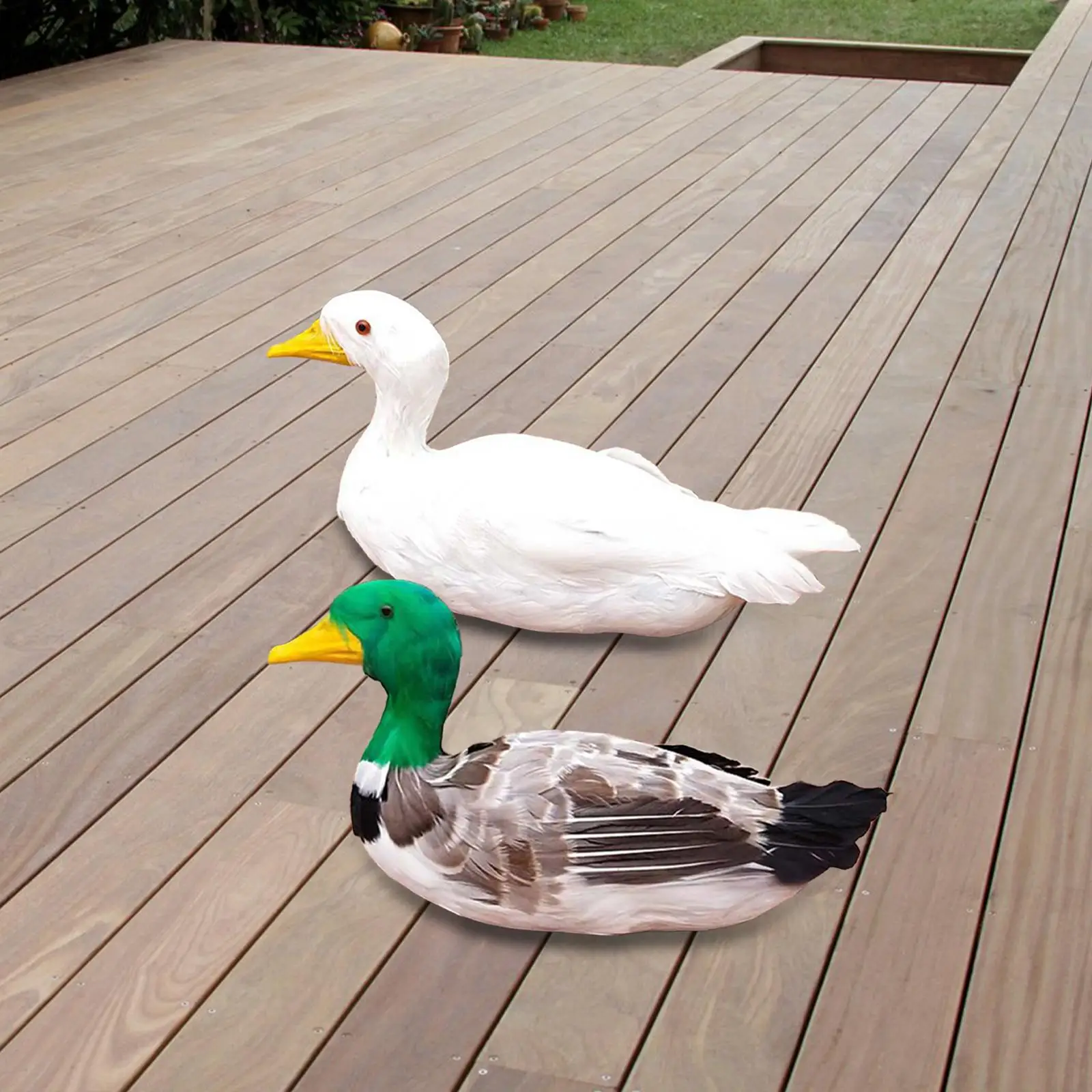 

Duck Simulation Model Simulation Duck Figurine Garden Statue Ornament for Home