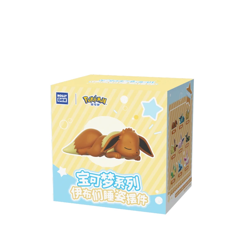 Hot Sale Pkm Eevee Sleeping Position Series Blind Box Sylveon Umbreon Flareon Jolteon Anime Desktop Decoration Model Toy Gift image 3