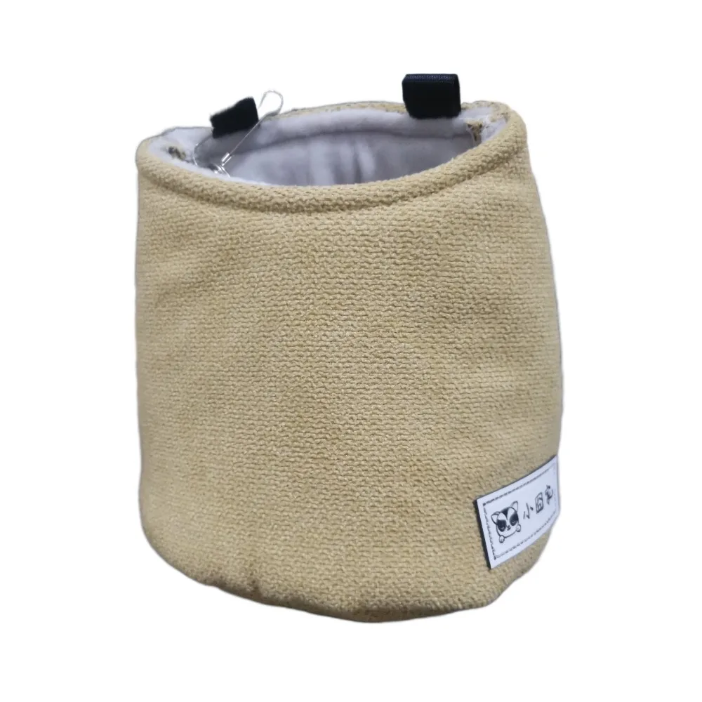 

Opening Winter Sugar Glider Pouch Cloth/Plush Hanging Hamster Hanging Bed Comfortable Warm Squirrel Bed Cage Winter