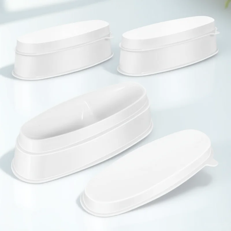 

3pcs Dipping Trays Simple Design Manicure Accessories Easy French Dip Diy Art Tool Storage Container For Glitter Sequins Dipping