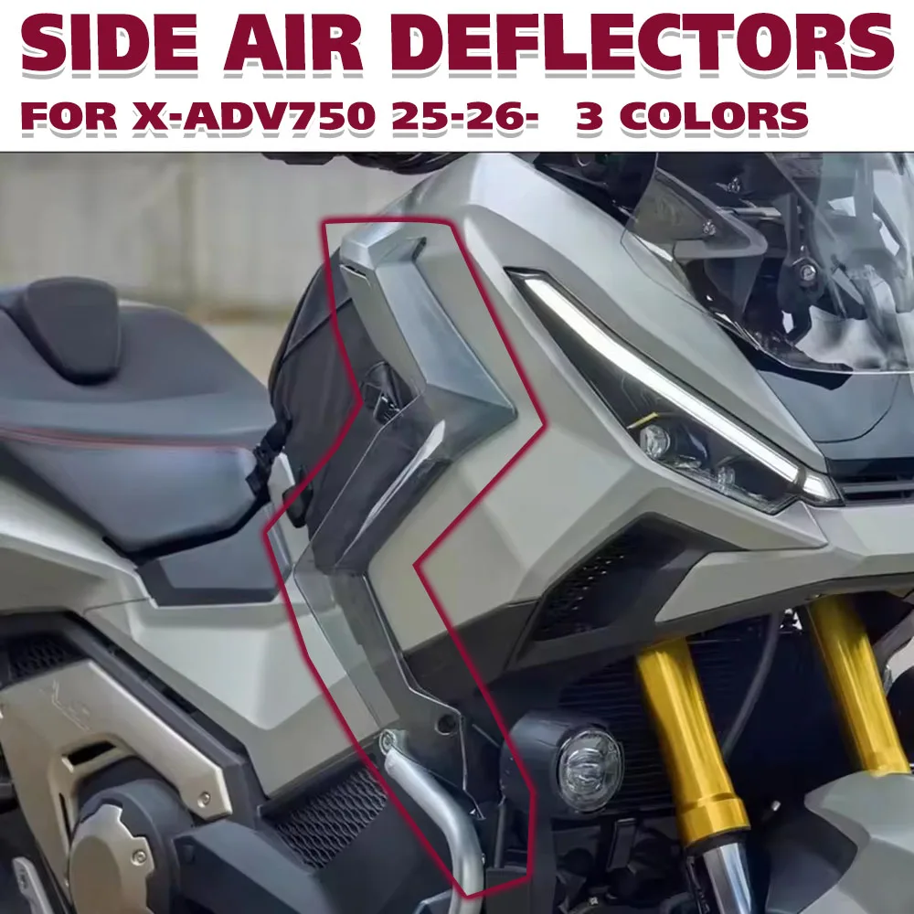 

Side Air Deflectors For Honda X-ADV 750 X ADV750 XADV 750 2025-2026 Motorcycle Leg Wind Deflector Windshield Fairing Accessories