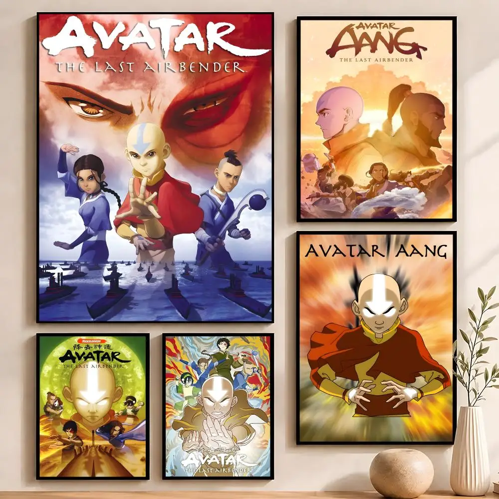 Anime Avatar The Last Airbender Poster HD Self Adhesive Waterproof Wall Art Ideal for Home Office Dorm Bedroom Great Gift