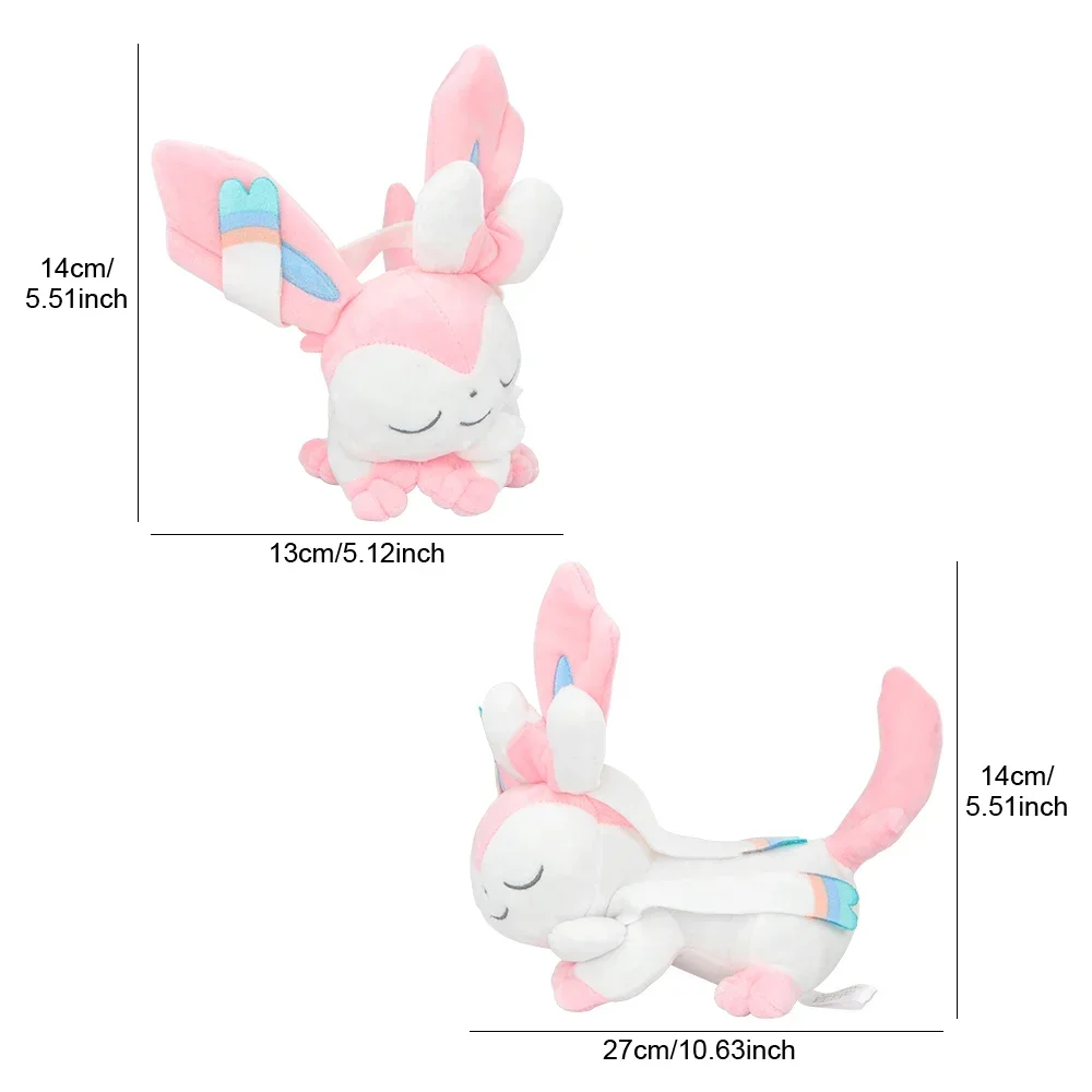 Eevee Sylveon Sprigatito Charizard Fuecoco Pamo ألعاب من القطيفة محشوة الحيوان تحصيل لينة Plushies شخصية كرتونية الدمى 18 سنتيمتر
