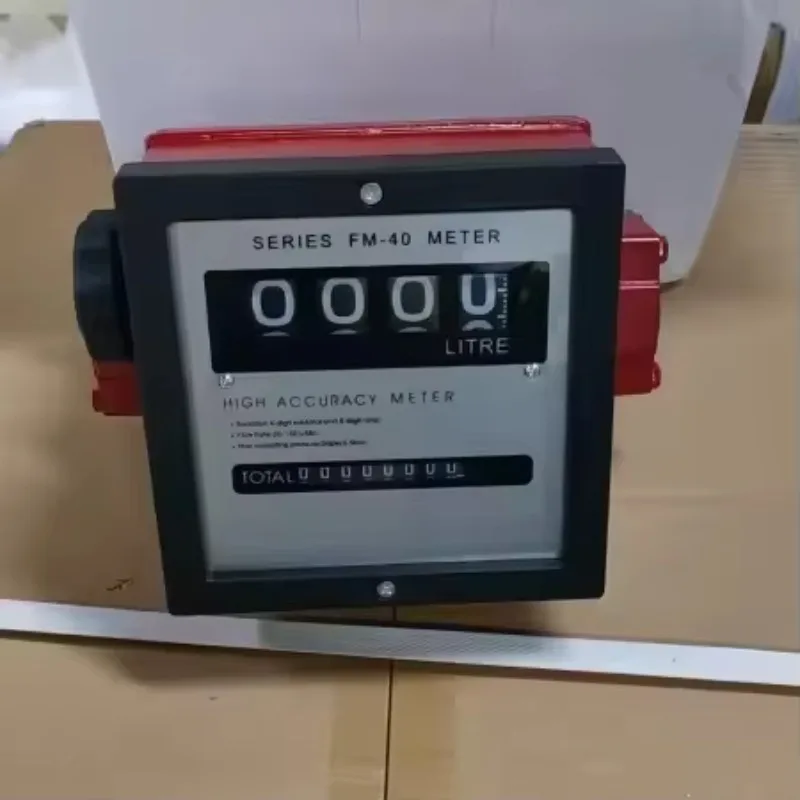 2026 Hot Sale FM-40G FM-120 Fill Rite Fuel Flowmeter 1 Inch Mechanical / Digital Flow Meter 120LPM