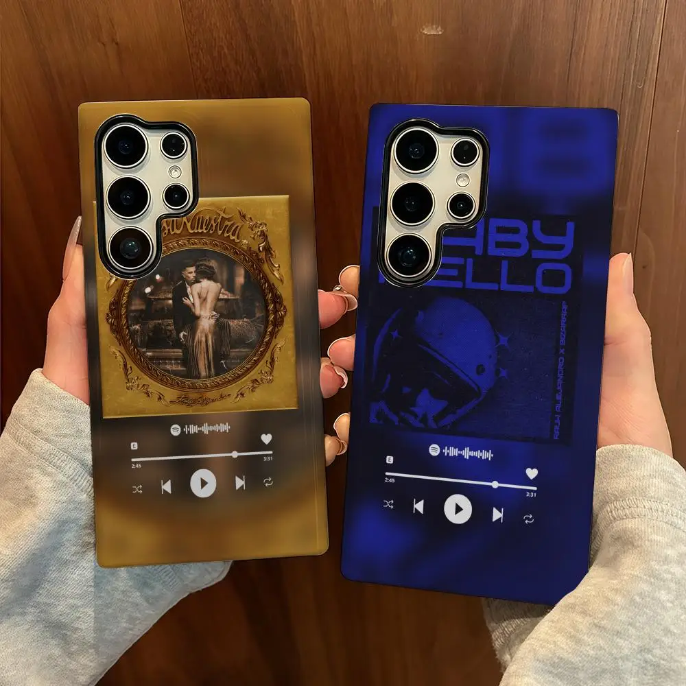 

Чехол для телефона R-Rauw A-Alejandro для Samsung S25, пленочный корпус, роскошный GalaxyS24Ultra 23plus S22 21 A56 36 26 16, двухслойный чехол