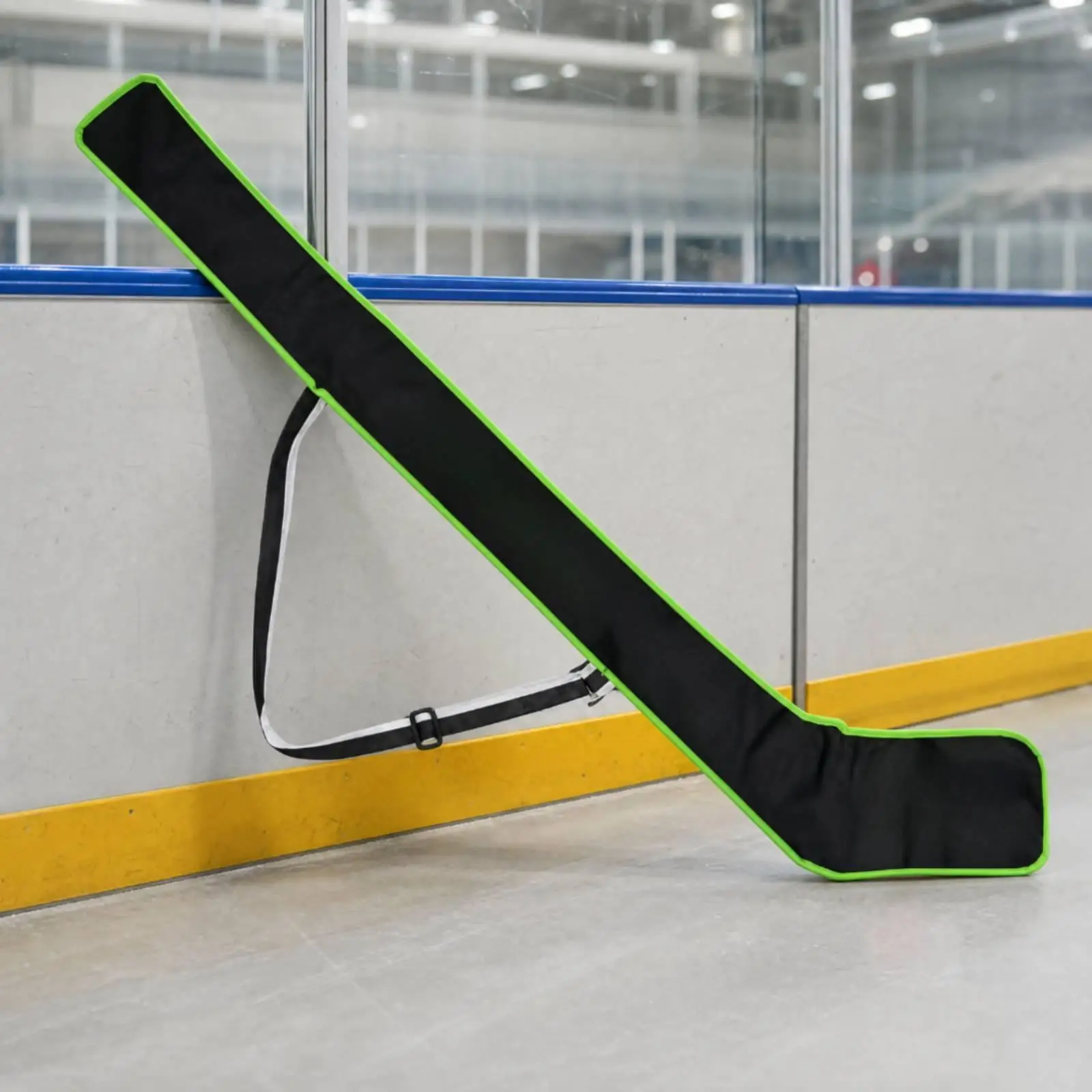 Hockey Stick Bag Industrial Carrier with Full Length Opening and Comfort Grip Strap Ideal for Players and Family Travel