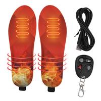 3300mAh USB Heated Shoe Insoles 6-10 Hours Rechargeable Electric Heating Shoes Pads Winter Feet Warmer mat With Remote Control