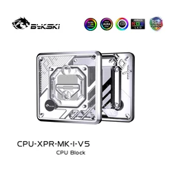 Bykski CPU-RAY-MK-I/M-V5 Water Block RGB 5V Transparent Acrylic Cooler for Intel AMD Processor Radiator Heat Sink
