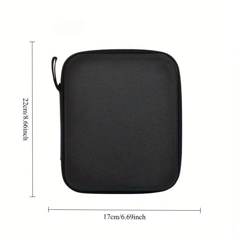 6Grid7Grid8Eyeglass storage bag, sunglasses storage box with Velcro and card slot, eyeglass pouch wholesale Portable black trave image 6