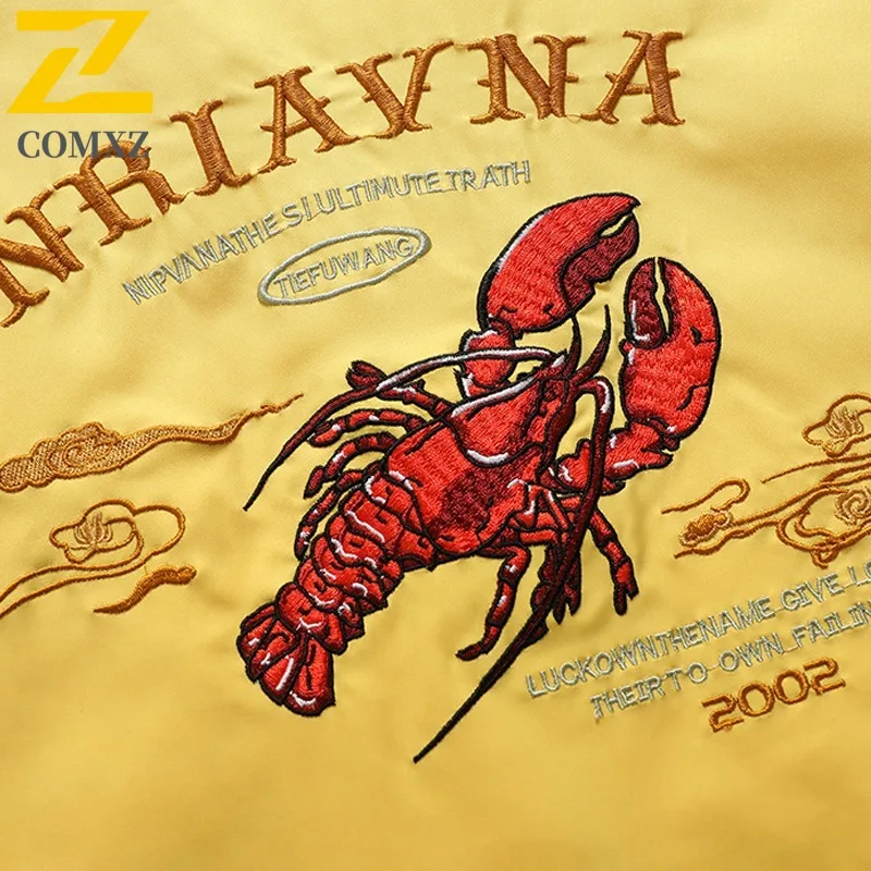 سترة COMXZ للرجال ذات ياقة بيسبول ومشي لمسافات طويلة والتخييم ومتينة للدراجات النارية ملابس سفر مقاومة للخريف ملابس خارجية