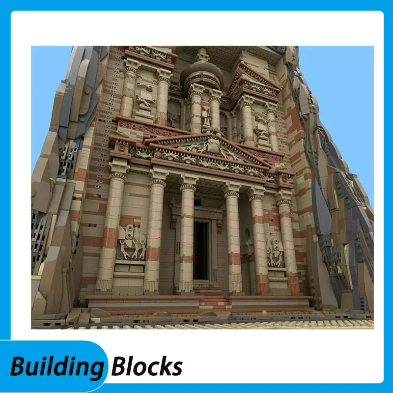 

Spot MOC-202360 4901 шт. Городской рок, трехмерное здание, сборка мелких частиц, строительные блоки, замок, уличная модель, игрушка Gif