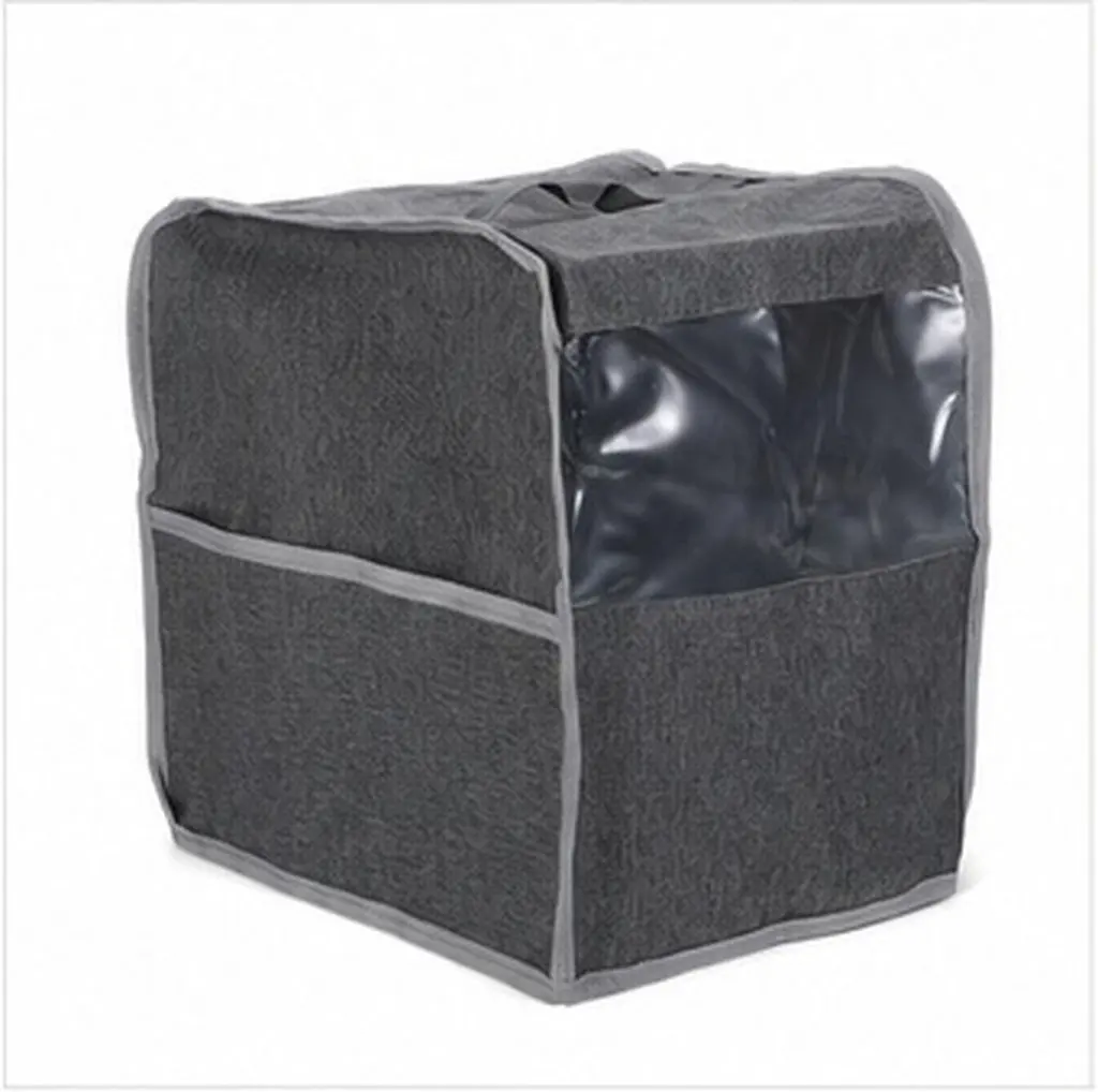 Grey Electric Kettle Dust Cover Tear Resistant Water Resistant Polyester Small Appliance Protector Sleeve Kitchen Counter