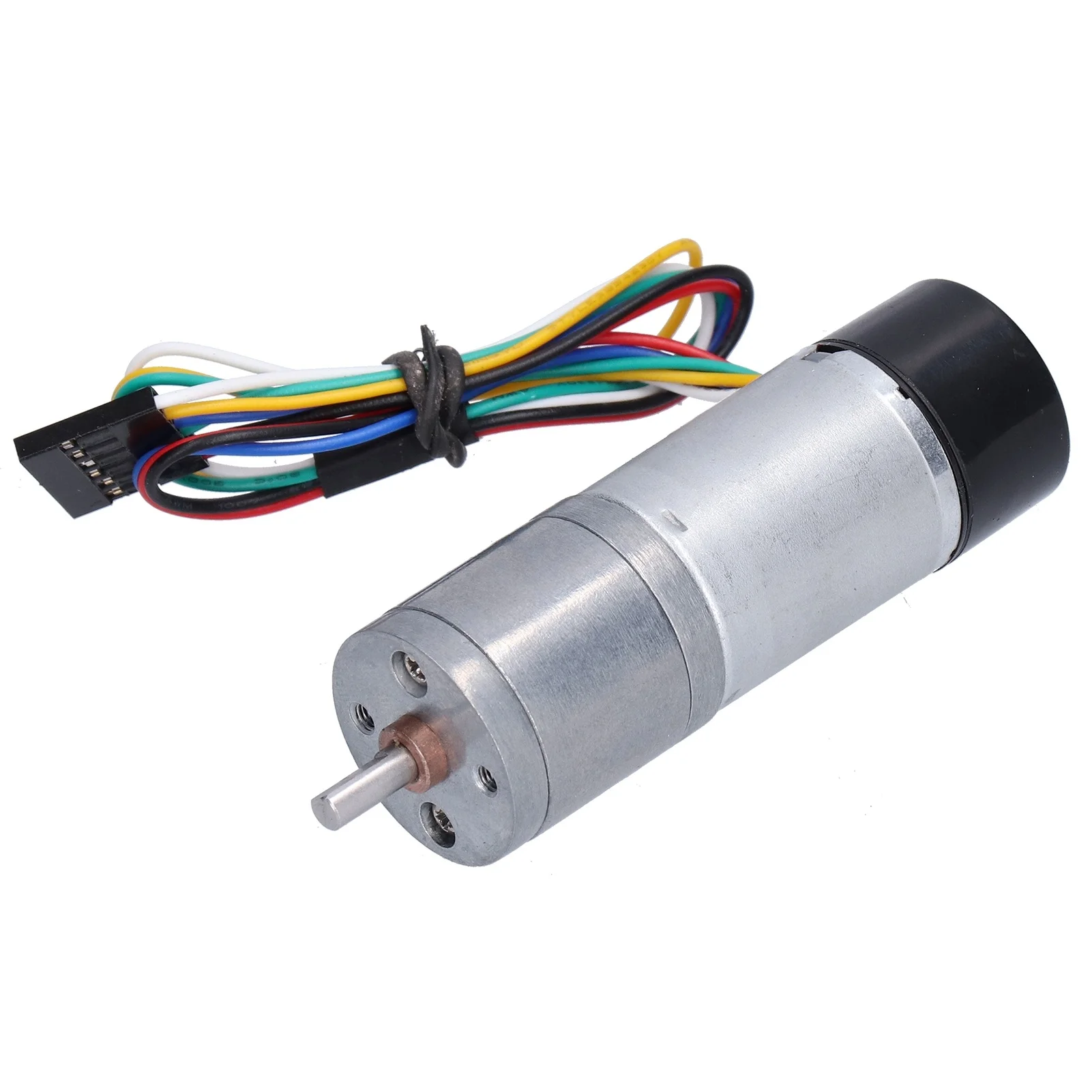 

DC Geared Motor with Encoder Speed Measuring Signal Feedback Smart Car Dedicated JGA25‑371DC 12V