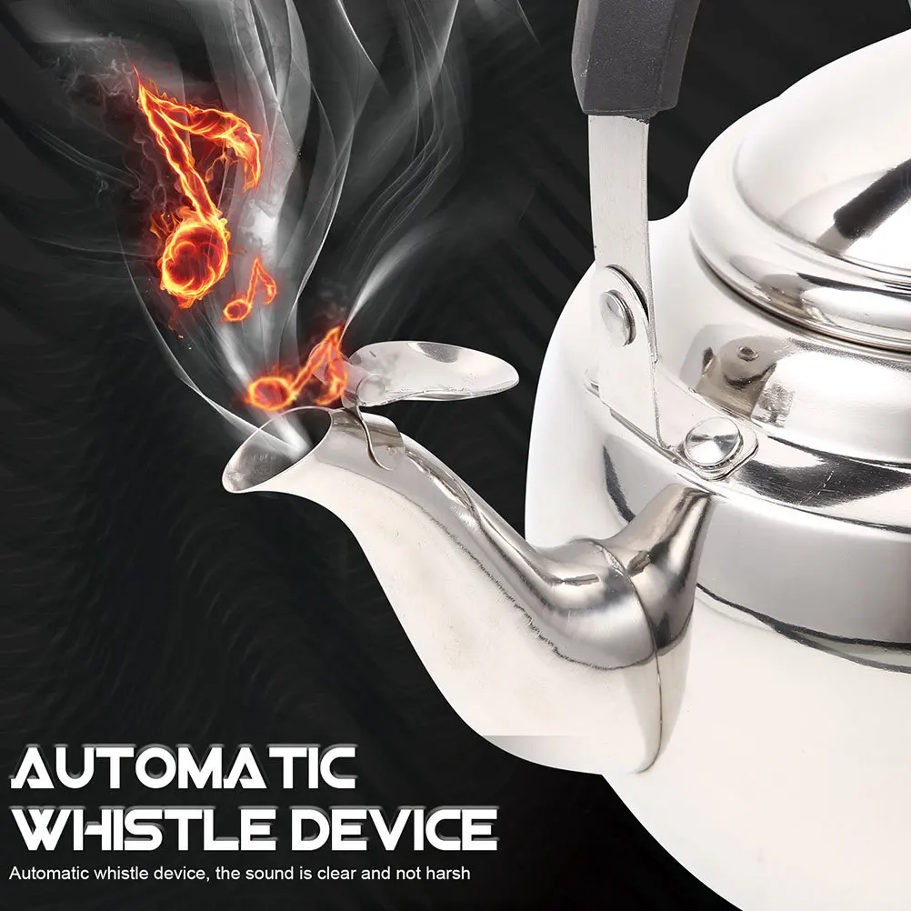 

Large Capacity Tea Kettle Restaurant Stainless Steel Wear Resistant Household Stove Top Water Kettle Coffee Tea Heating Pot