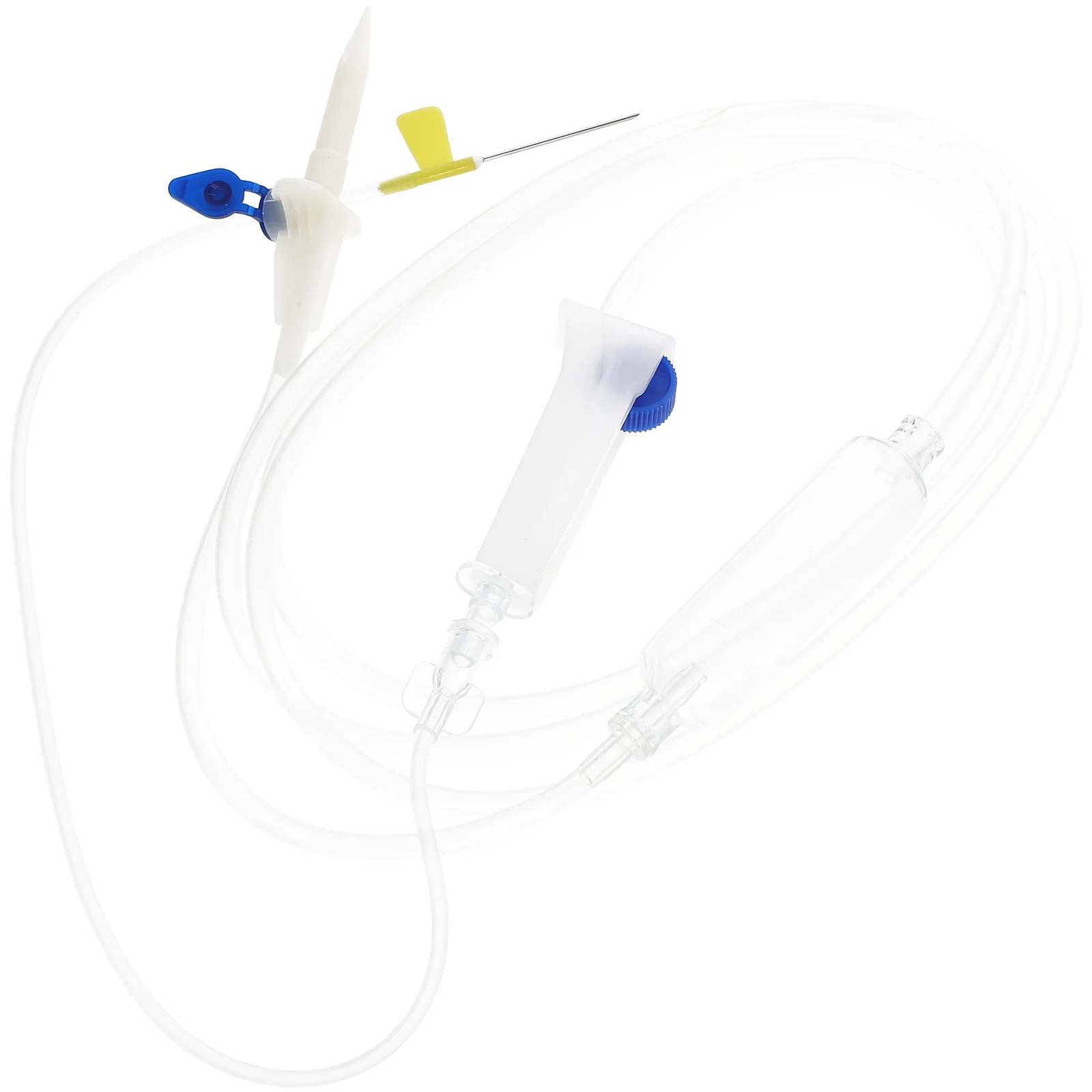 25 Pcs Disposable Infusion Set Veterinary Needle Pig Tube Injection Tubes Iv Needles with Catheter Pvc