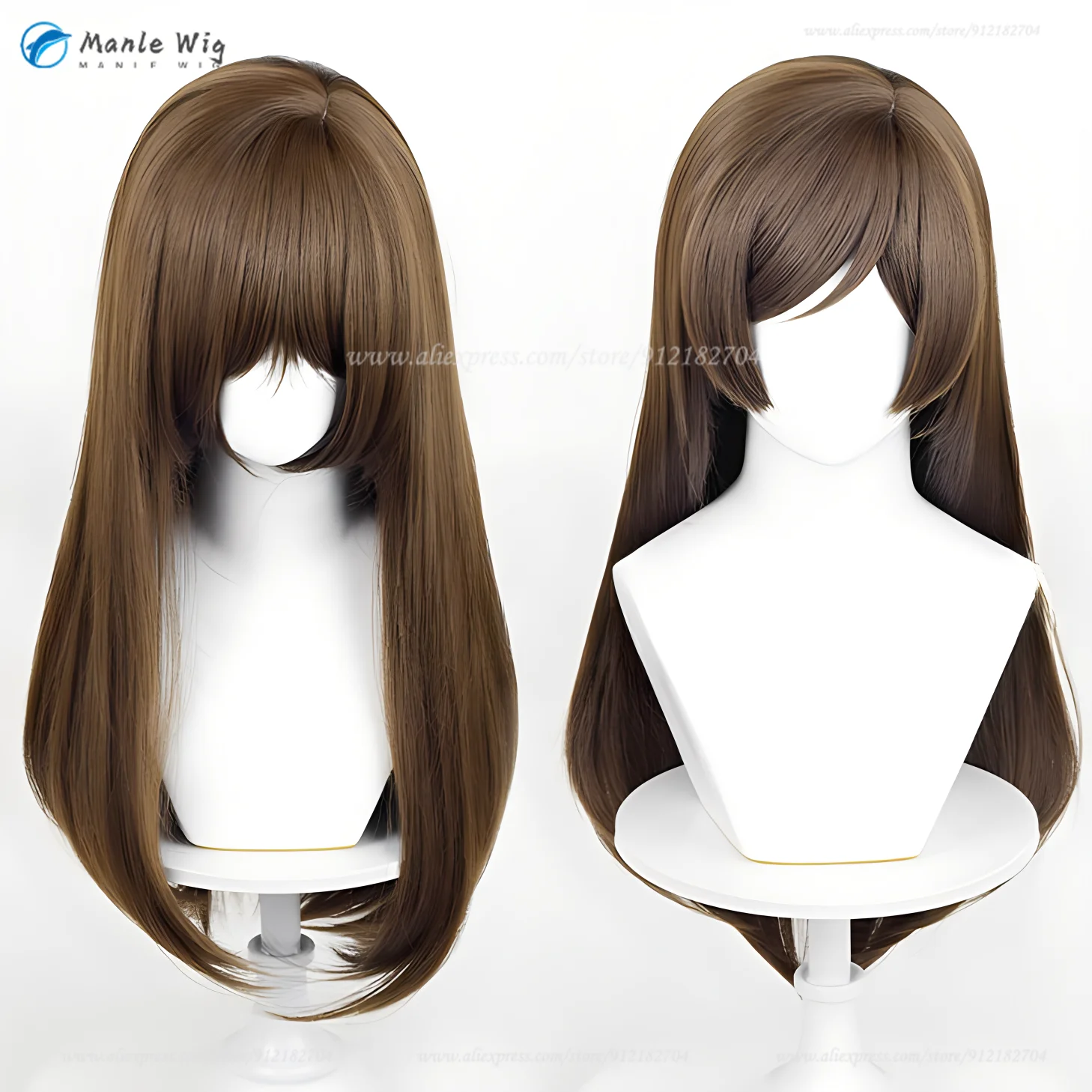 Anime Momozono Nanami Cosplay Wig 70cm Brown Wigs Heat Resistant Synthetic Hair Halloween Party Anime Wigs + Wig Cap