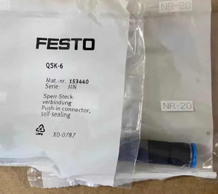 3PCS New Original FESTO connector QSK-4 153439 QSK-6 153440 QSK-8 153441